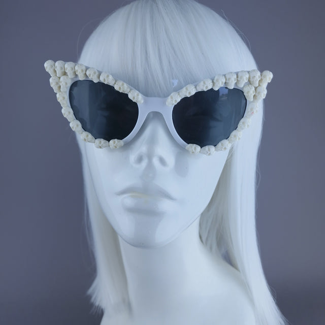 SAMPLE! Skull Cateye Sunglasses