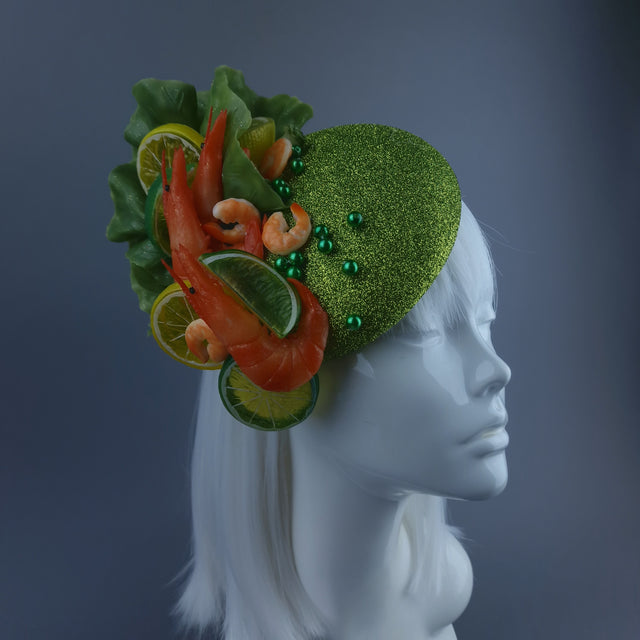 "Crevette Deux" Prawn & Lemon Salad Fascinator Hat