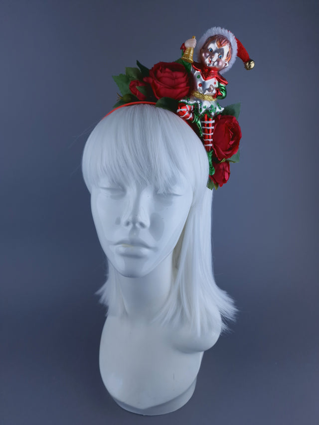 Elf & Roses Xmas Headdress