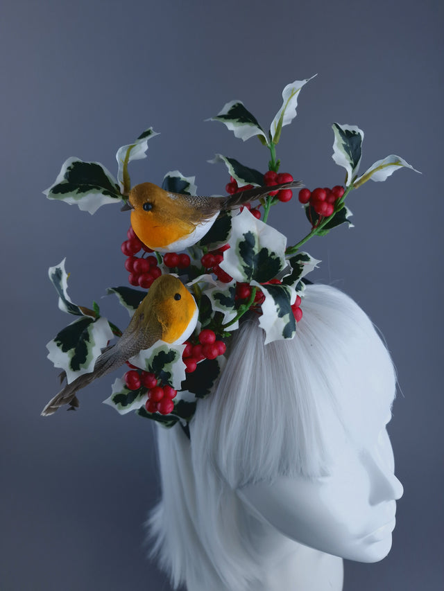 Robins & Holly Xmas Headdress