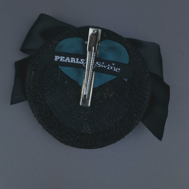Pearls & Swine: Framed Lover's Eye Mini Fascinator "Dearest"