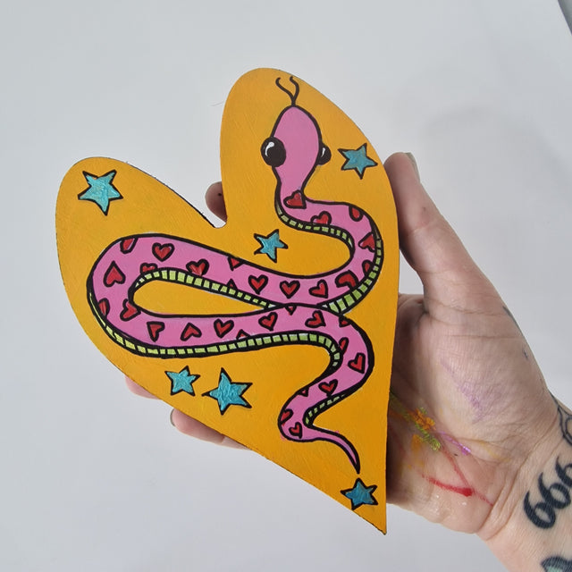 Bink Neptune: Original Snake Painting "Butternut"