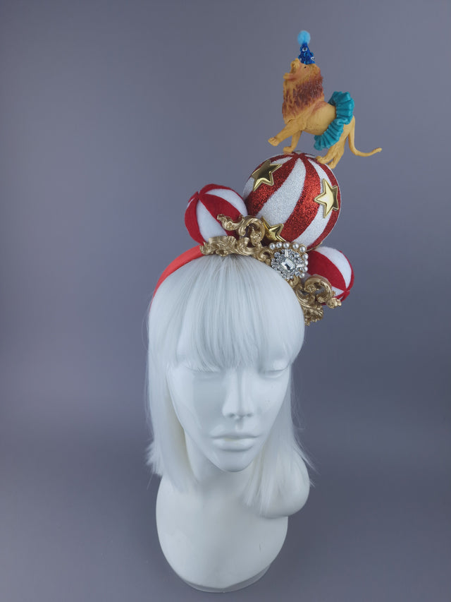 "Step Right Up!" Circus Lion Headdress