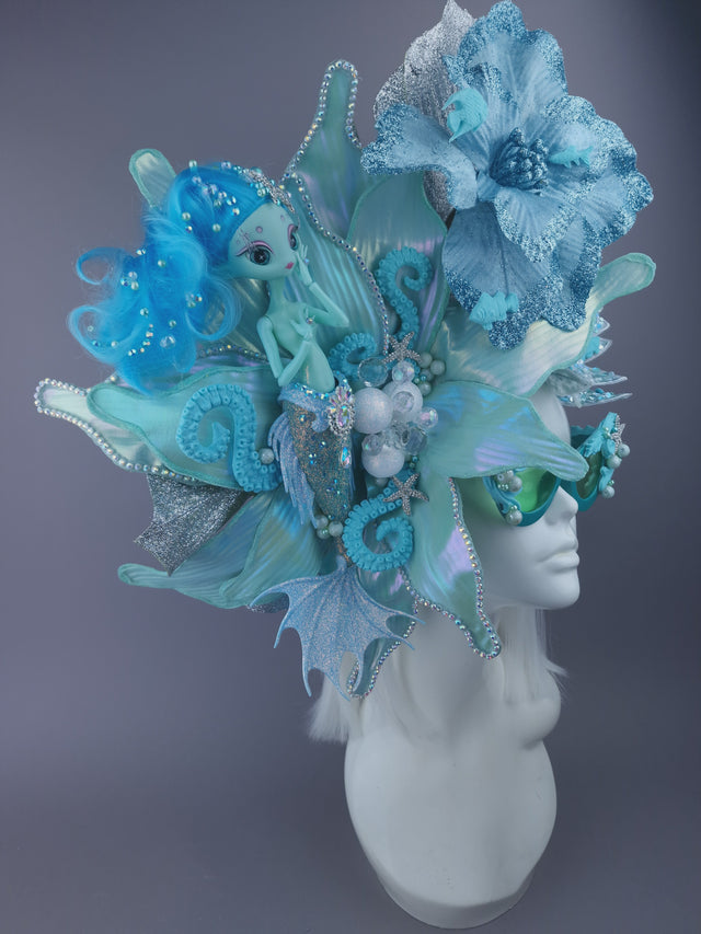Pearls & Swine: Bespoke Commission Mermaid Headdress with Sunglasses