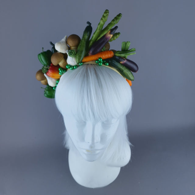 "Demeter" Vegetable Headdress