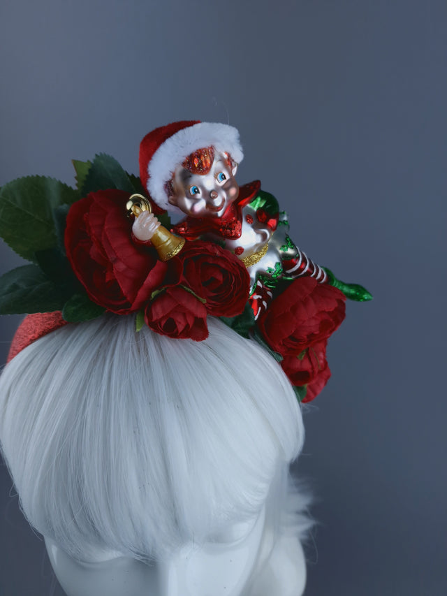 Elf & Roses Xmas Headdress