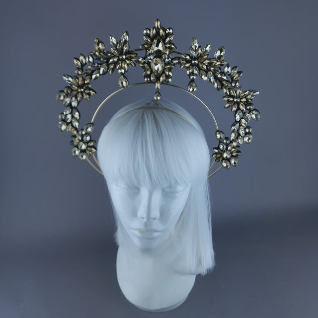 Gold Jewel Halo Headdress