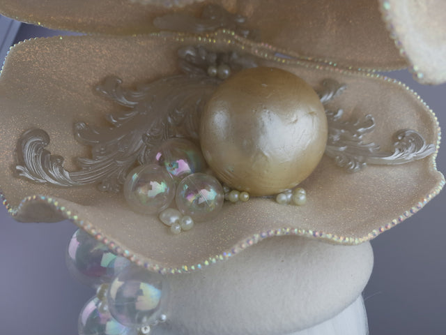 Pearls & Swine: Bespoke Commission Shell Headpiece with Sunglasses