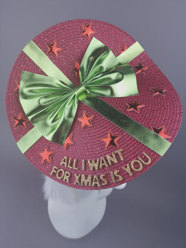 "All I Want For Xmas" Christmas Hat