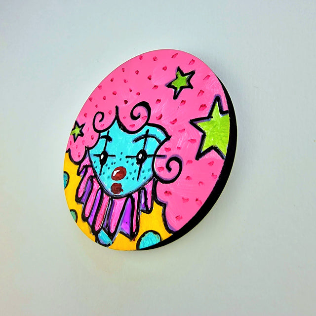 Bink Neptune: Original Clown Painting "Pudding"