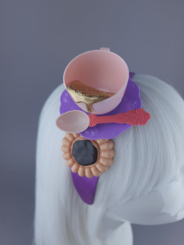 Colourful Tea & Biscuit Headpiece