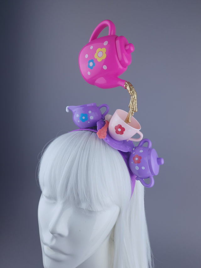 Colourful Teapot Pouring Headpiece