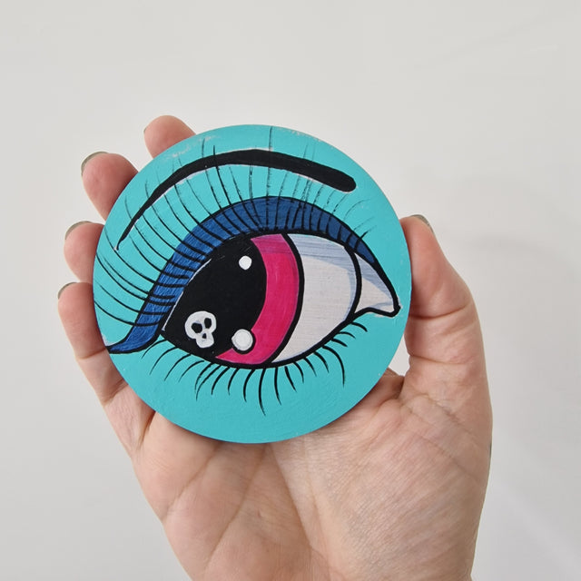 Bink Neptune: Original Eye Painting "Peep Hole"