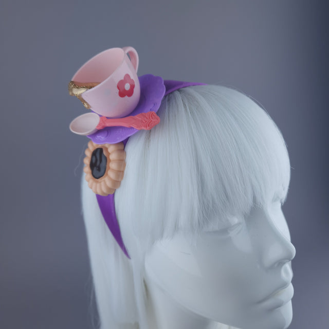 Colourful Tea & Biscuit Headpiece