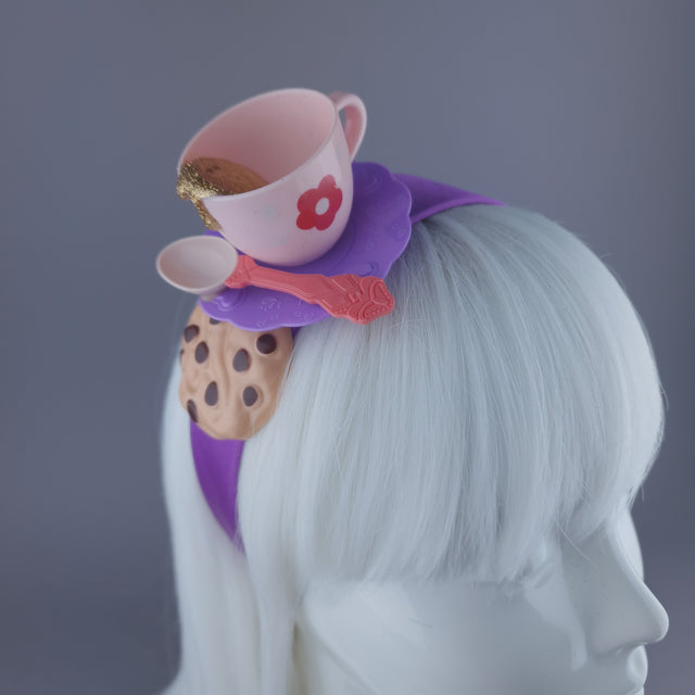 Colourful Tea & Cookie Headpiece