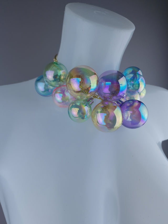 Colourful Bubble Necklace Jewellery