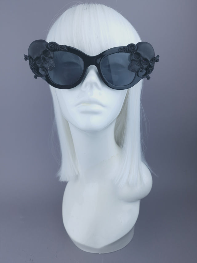 SPECIAL OFFER: Black Skull Filigree Sunglasses