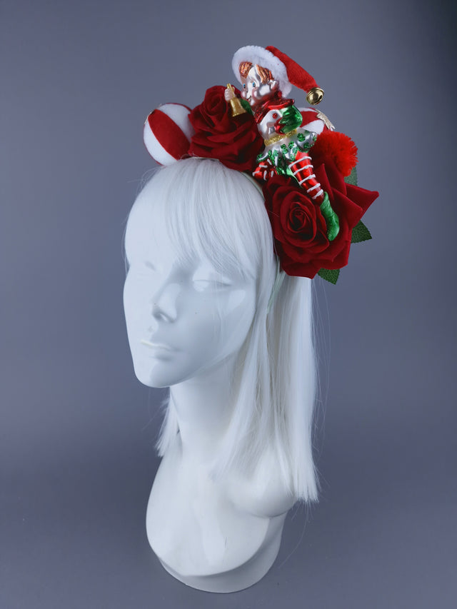 Elf & Roses Xmas Headdress