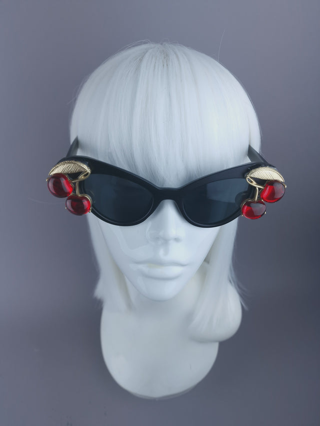 "Jelly" Black Cherry Cateye Sunglasses