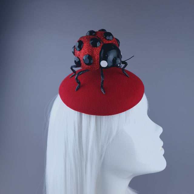 "Lady" Giant Ladybird Fascinator Hat