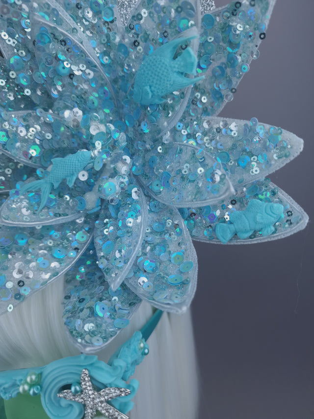 Pearls & Swine: Bespoke Commission Mermaid Headdress with Sunglasses