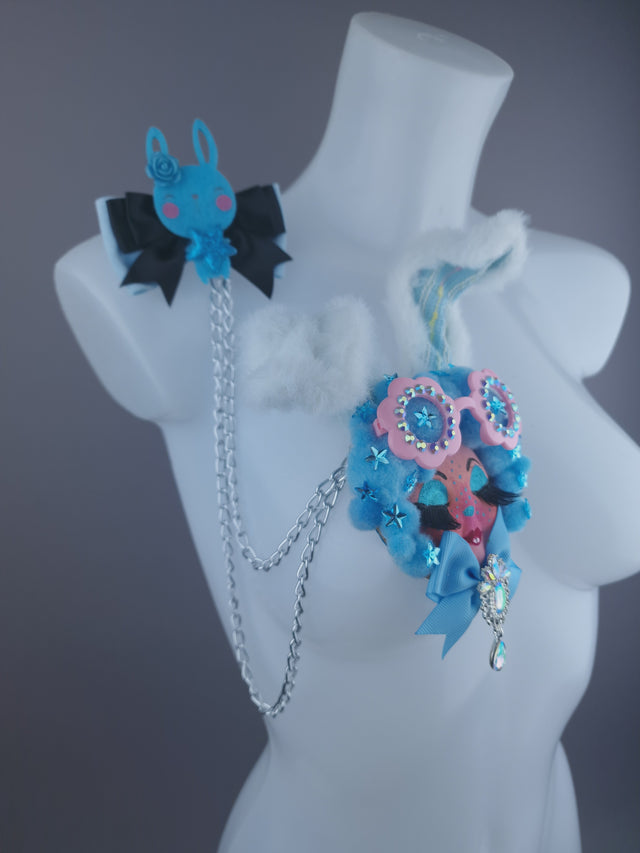 Bunny Dollface Necklace Brooch Jewellery