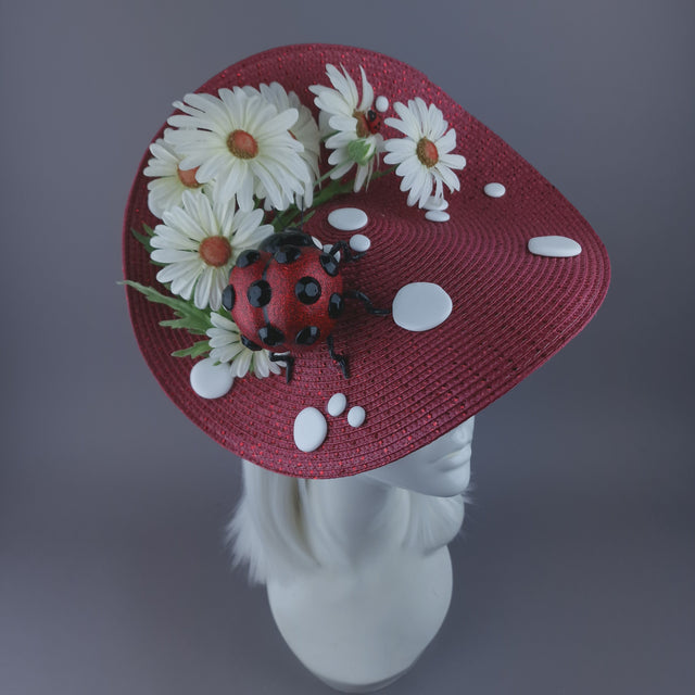 Pearls & Swine: Hat Red Ladybird & Daisy