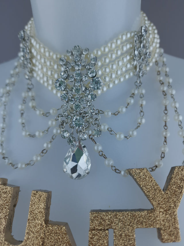 "Rude" A Nery Naughty Pearl Necklace Jewellery