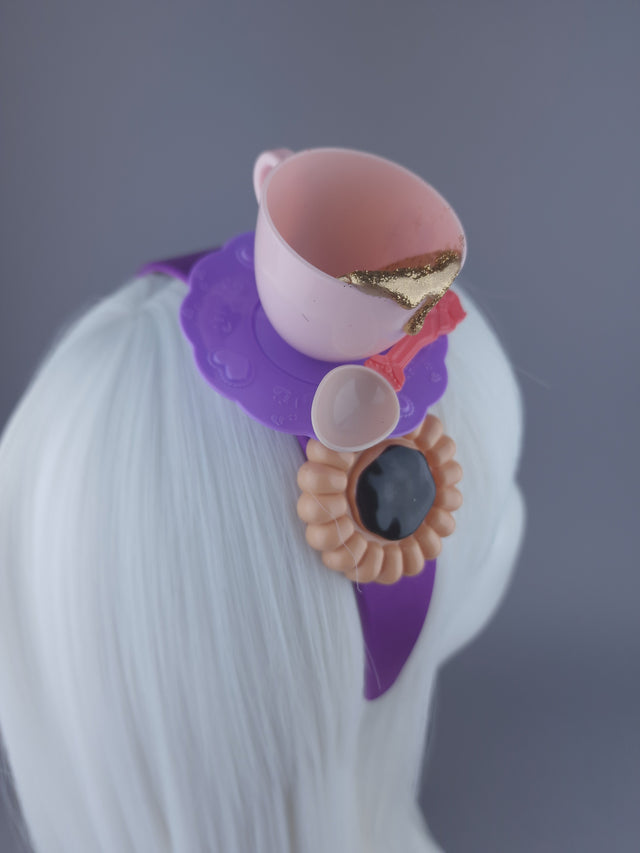 Colourful Tea & Biscuit Headpiece