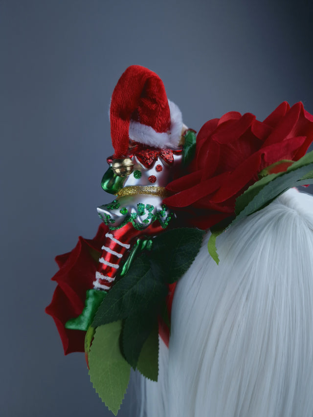 Elf & Roses Xmas Headdress