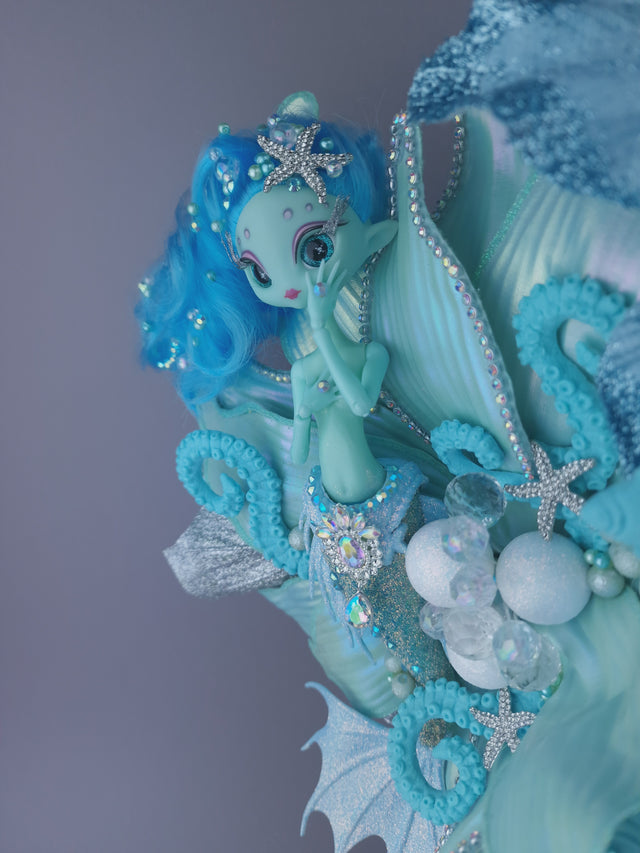 Pearls & Swine: Bespoke Commission Mermaid Headdress with Sunglasses