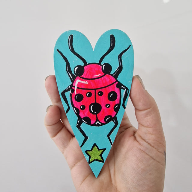 Bink Neptune: Original Beetle Painting "Critter"