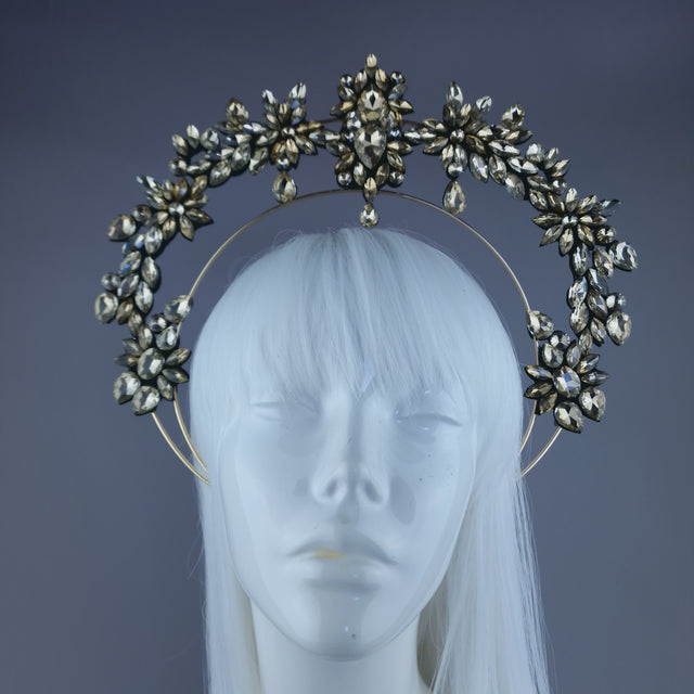 Gold Jewel Halo Headdress