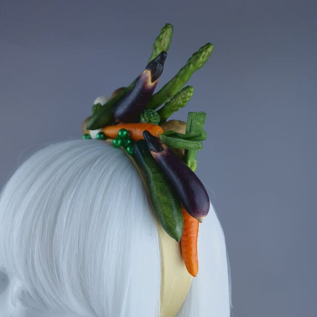 "Demeter" Vegetable Headdress