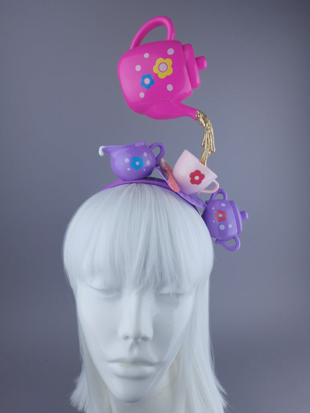 Colourful Teapot Pouring Headpiece