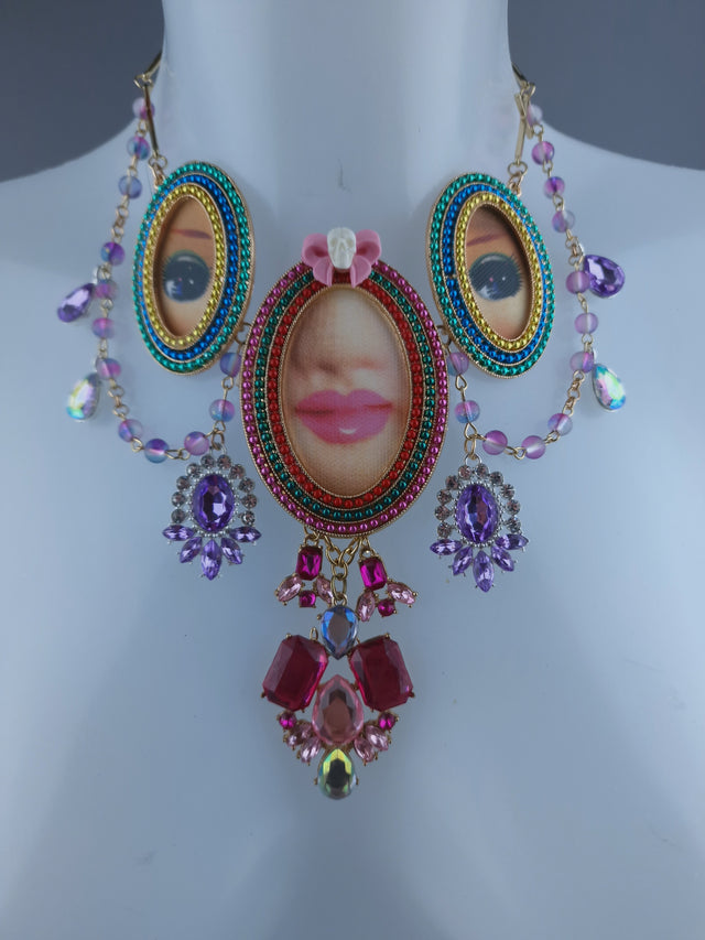 "Shōwa" Bradley Doll Eye Necklace