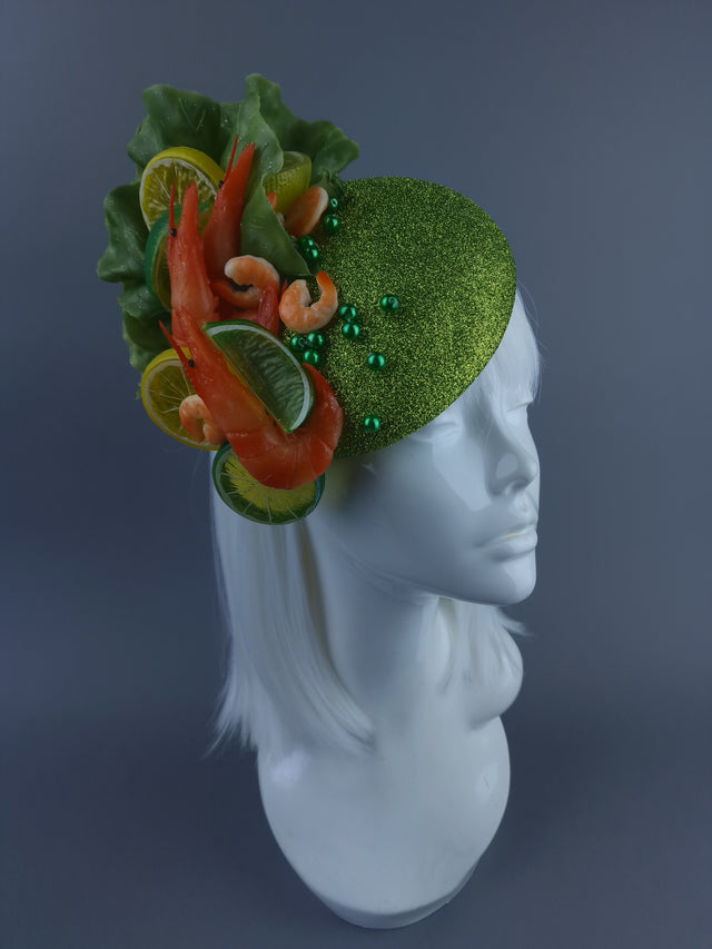 "Crevette Deux" Prawn & Lemon Salad Fascinator Hat