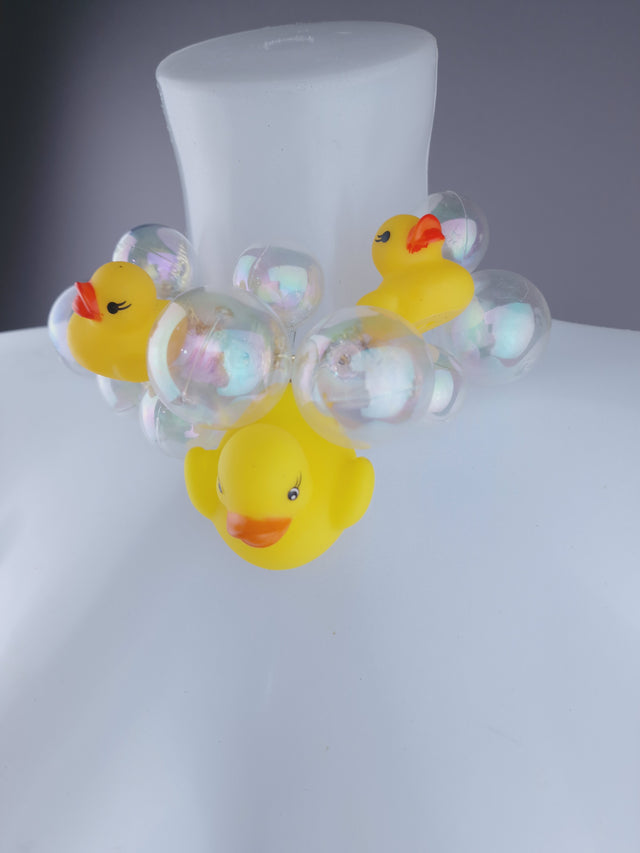 Duck & Bubble Necklace Jewellery
