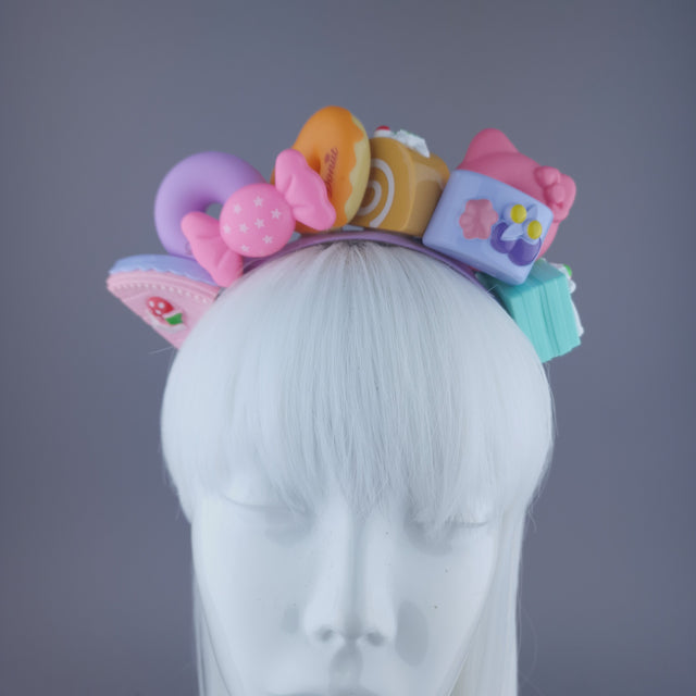 Colourful Cake Headpiece