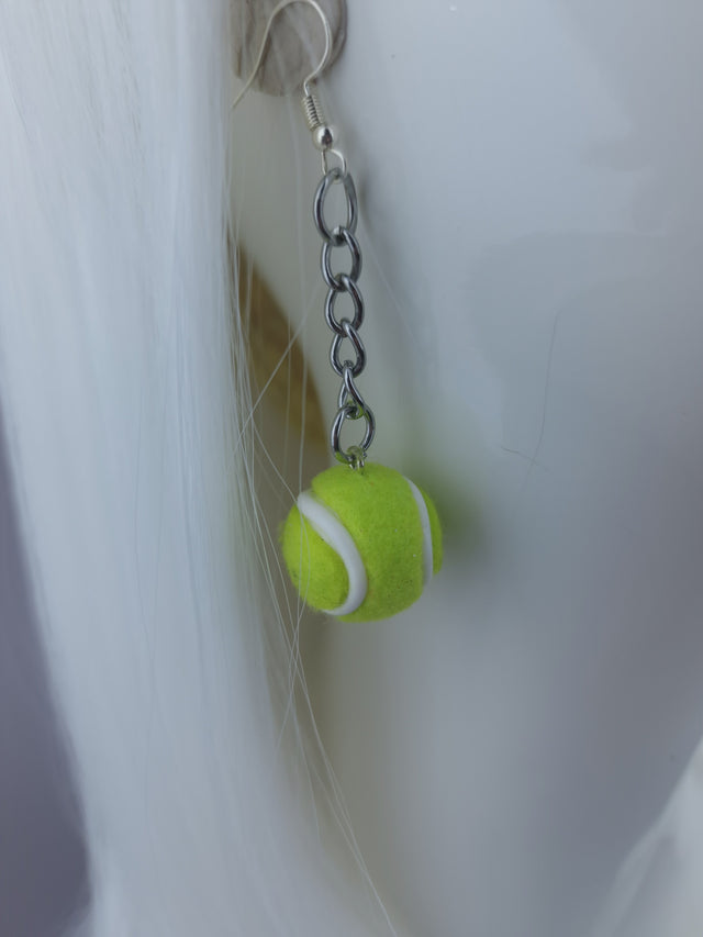 Pearls & Swine: Wimbledon Tennis Ball Earrings