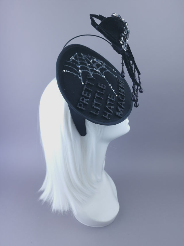 "Pretty Little Hate Machine" Spider & Quote Hat