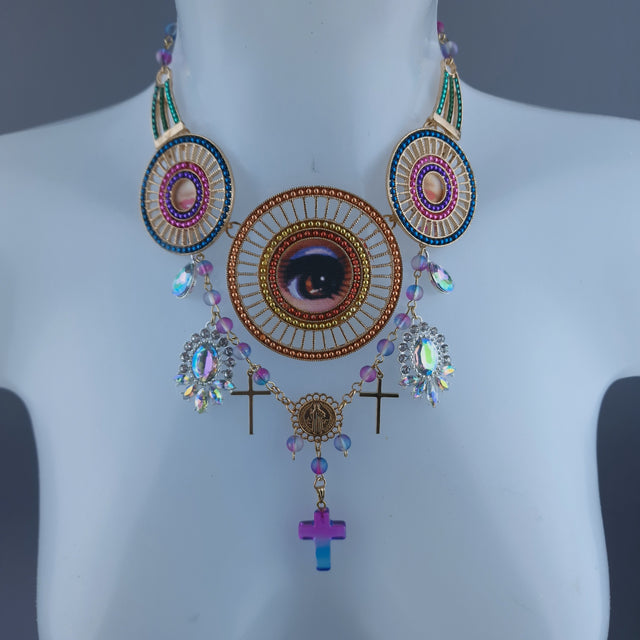 "Troisième" Bradley Doll Eye Necklace