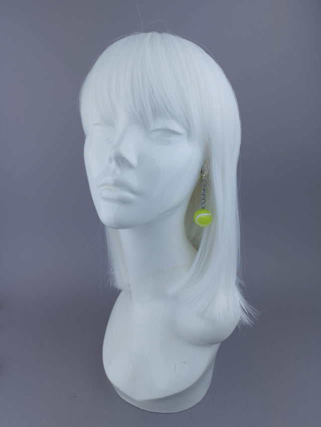 Pearls & Swine: Wimbledon Tennis Ball Earrings