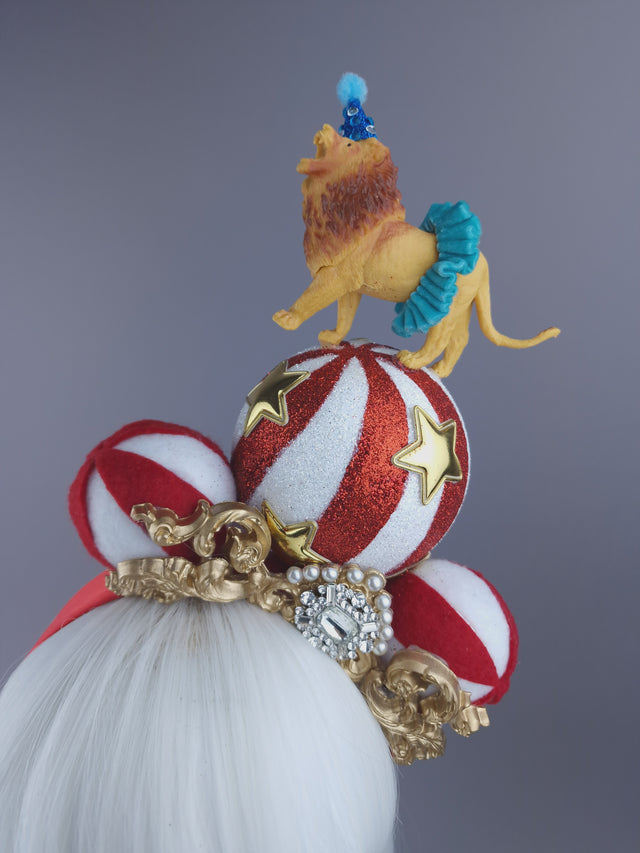 "Step Right Up!" Circus Lion Headdress