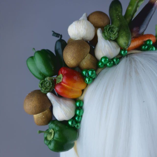 "Demeter" Vegetable Headdress