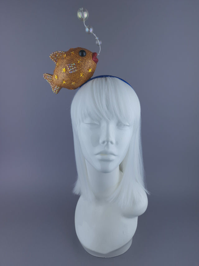 "Goldie" Goldfish & Bubbles Headpiece