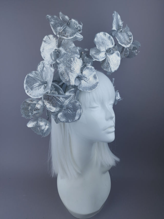 Silver Orchid Headdress
