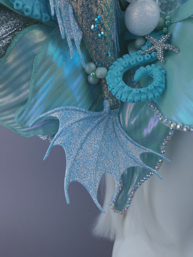 Pearls & Swine: Bespoke Commission Mermaid Headdress with Sunglasses