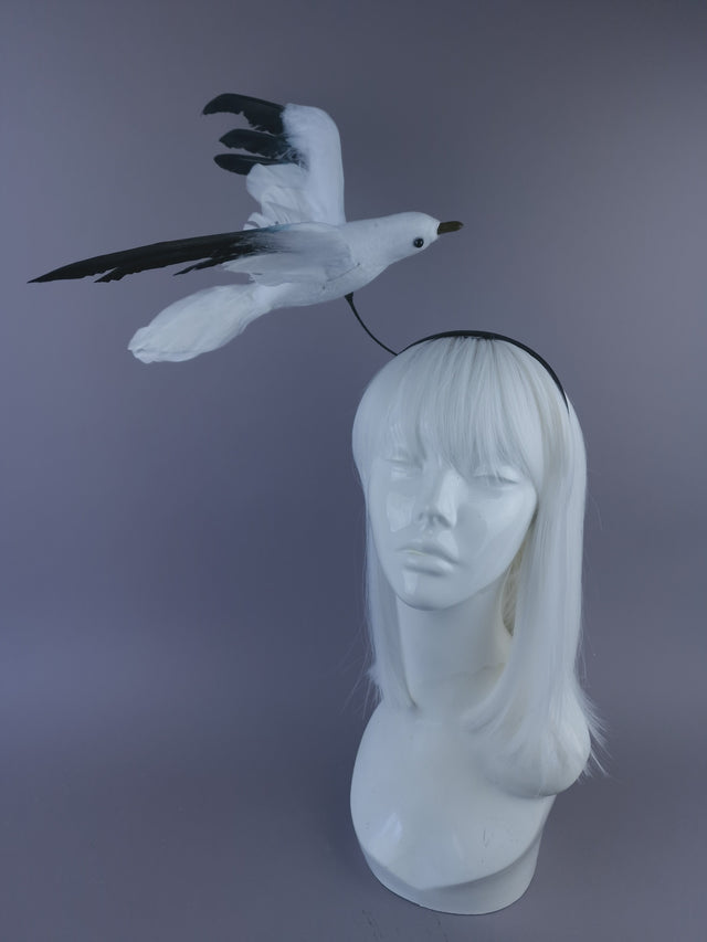 Pearls & Swine: Flying Seagull Poop Headpiece "Oh Crap!"