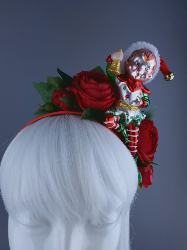 Elf & Roses Xmas Headdress